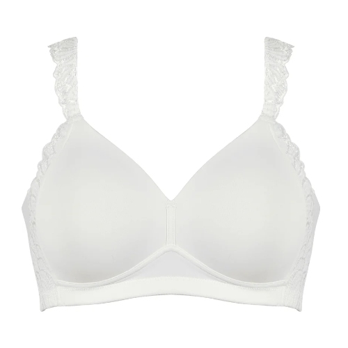 Naturana Side smoother off white wireless bra