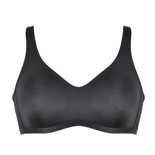 Naturana Minimizer black wireless bra