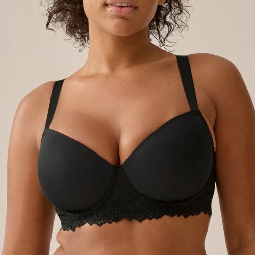 Naturana Everyday black padded bra