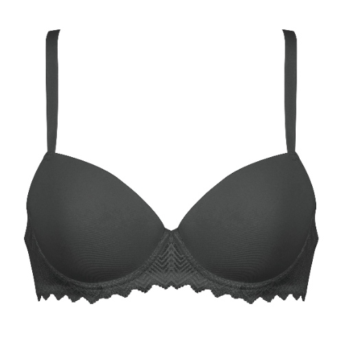 Naturana Value black padded bra