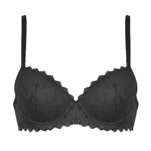 Naturana Value black padded bra