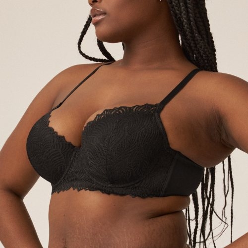 Naturana Everyday black padded bra
