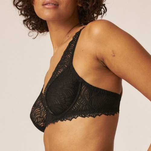 Naturana Everyday black non-padded bra