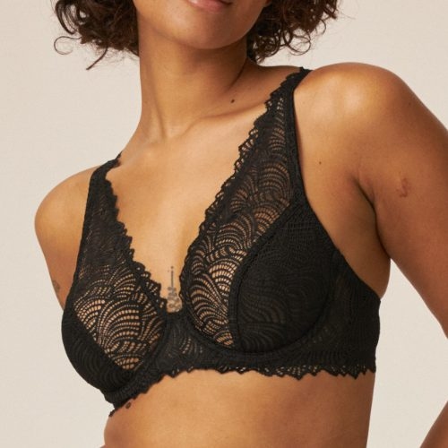 Naturana Everyday black non-padded bra