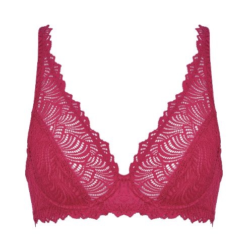 Naturana Everyday red non-padded bra