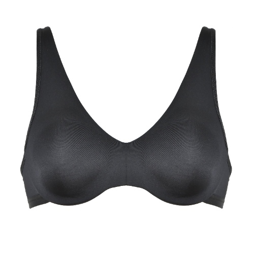 Naturana Everyday black wireless bra