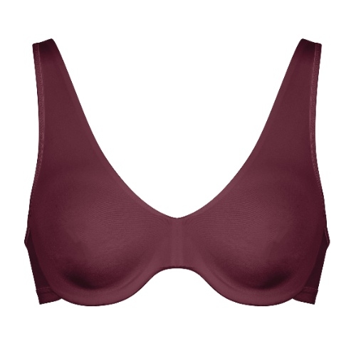 Naturana Everyday bordeaux wireless bra