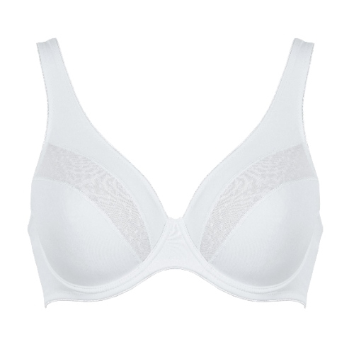 Naturana Heritage white non-padded bra