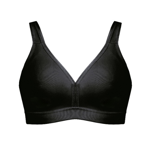 Naturana Heritage black wireless bra