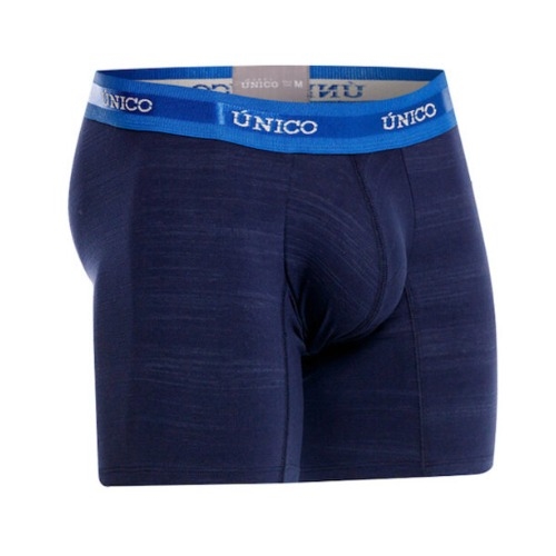 Mundo Unico Lazurita navy blue cotton boxer short