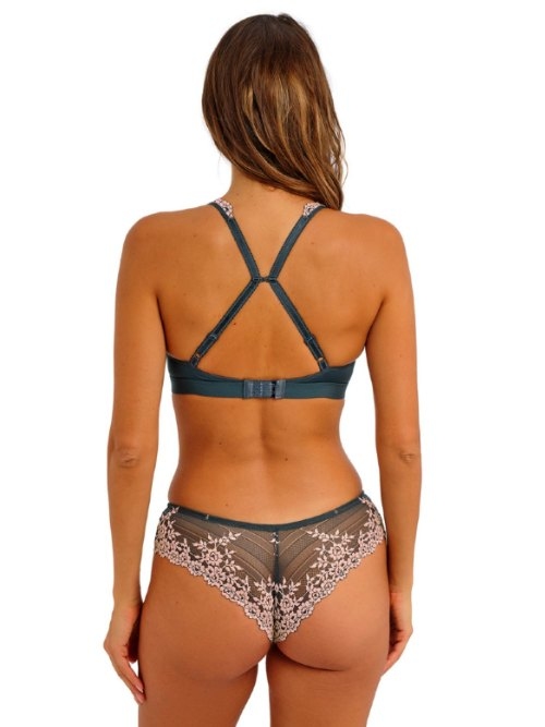 Wacoal Lingerie Embrace Lace grey/pink wireless bra