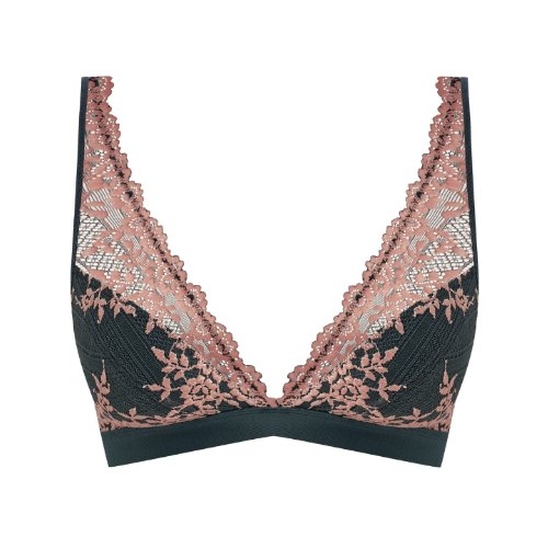 Wacoal Lingerie Embrace Lace grey/pink wireless bra