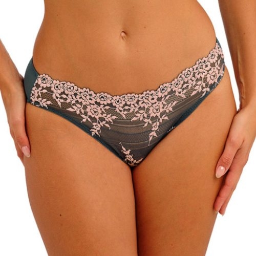Wacoal Lingerie Embrace Lace grey/pink brief