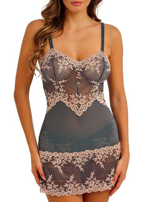 Wacoal Lingerie Embrace Lace grey/pink slipdress