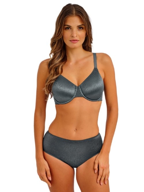 Wacoal Lingerie Back Appeal grey non-padded bra
