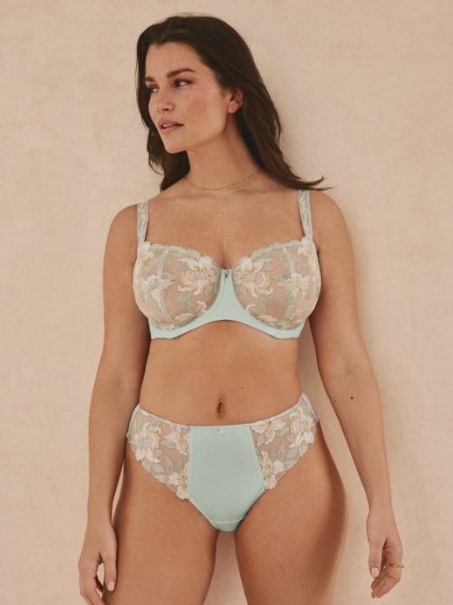 Fantasy Lingerie Magdalena green padded bra