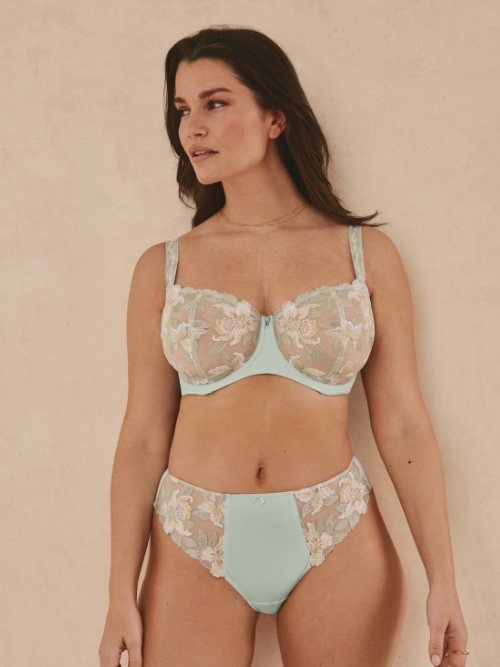 Fantasy Lingerie Magdalena green thong