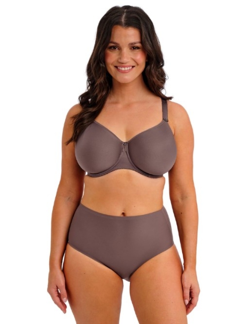 Fantasy Lingerie Lace Ease brown high waist brief