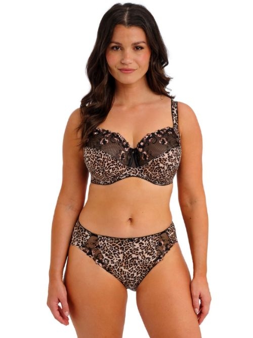 Fantasy Lingerie Talia animal print non-padded bra