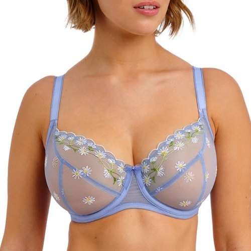 Freya Entwined blue padded bra