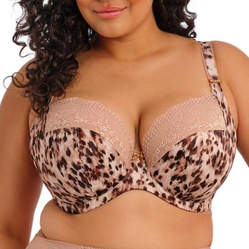 Elomi Lucie animal print non-padded bra