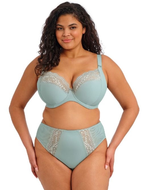 Elomi Lucie green high waist brief