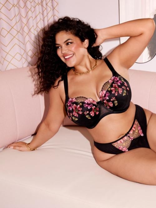 Elomi Teagan black padded bra