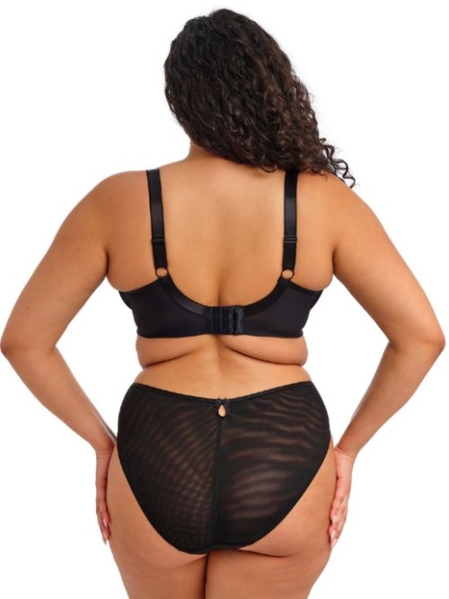 Elomi Teagan black high waist brief