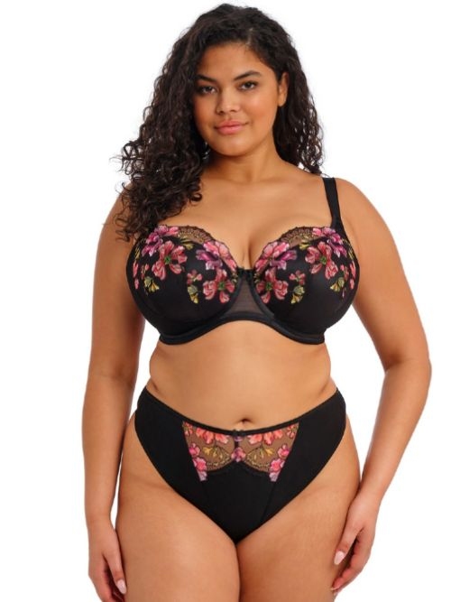 Elomi Teagan black thong