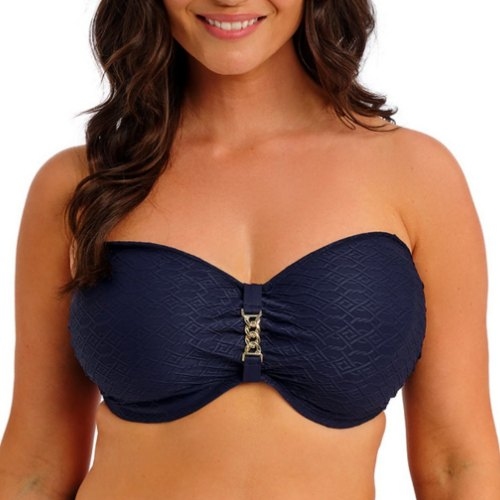 Fantasy Swim Azores navy blue padded bikini bra
