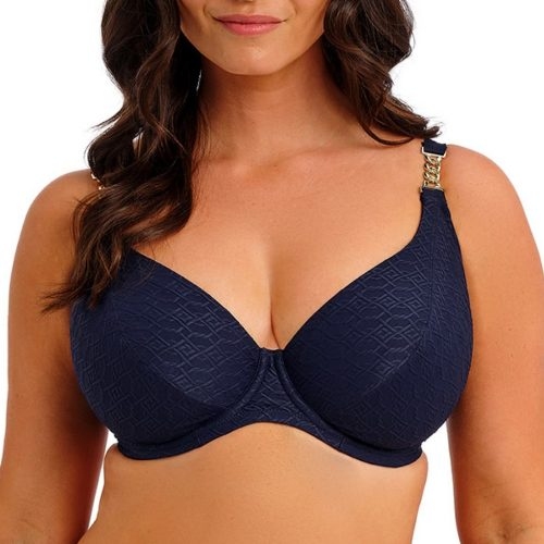 Fantasy Swim Azores navy blue padded bikini bra