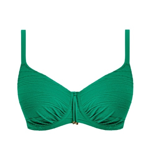Fantasy Swim Beach Waves green padded bikini bra