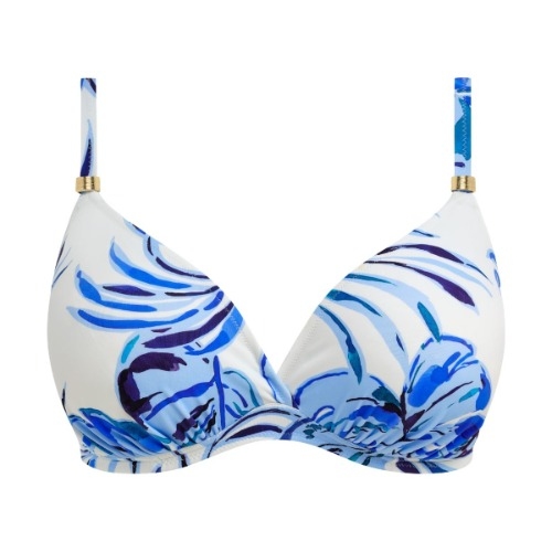 Fantasy Swim Kefalonia white/blue padded bikini bra