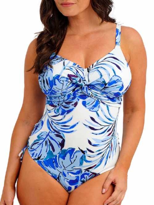 Fantasy Swim Kefalonia white/blue bathingsuit