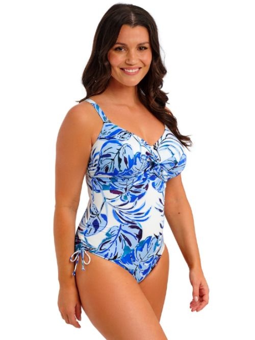 Fantasy Swim Kefalonia white/blue bathingsuit