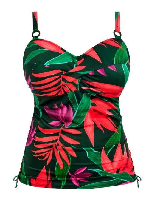 Fantasy Swim Pichola green tankini top