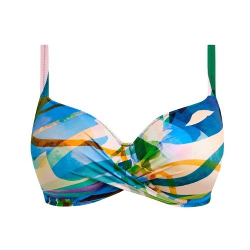 Fantasy Swim Molokai Shores blue soft-cup bikini bra