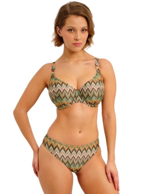 Freya Swim Arizona Wave green padded bikini bra