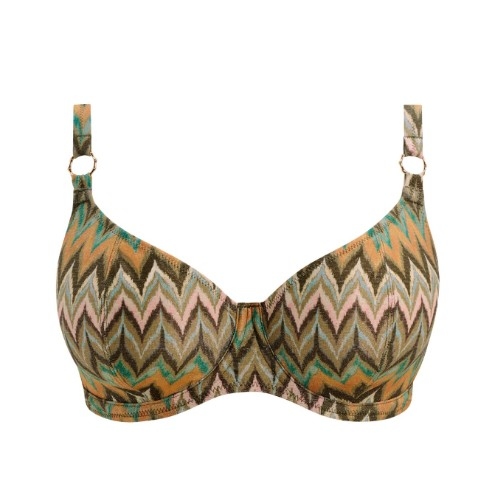 Freya Swim Arizona Wave green padded bikini bra