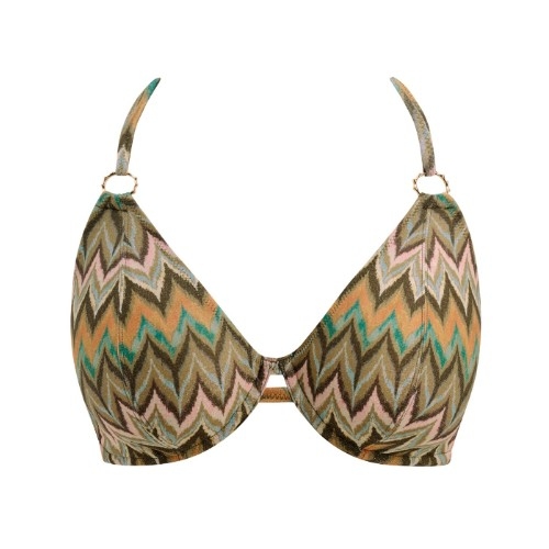 Freya Swim Arizona Wave green padded bikini bra