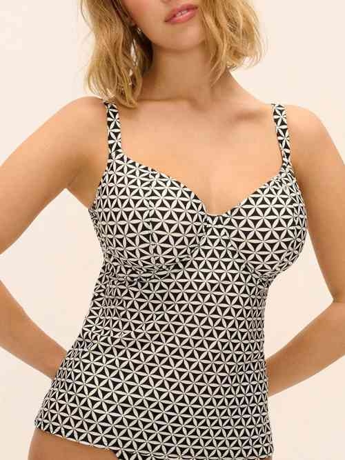 Freya Swim Koh Tao black/white padded bikini bra