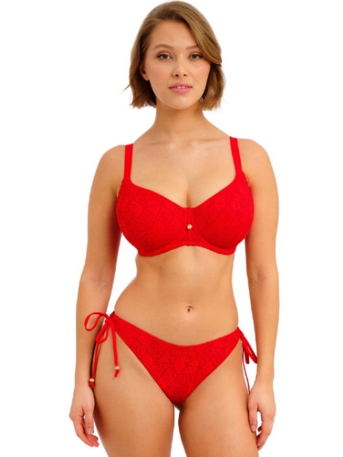Freya Swim Nomad Nights red padded bikini bra