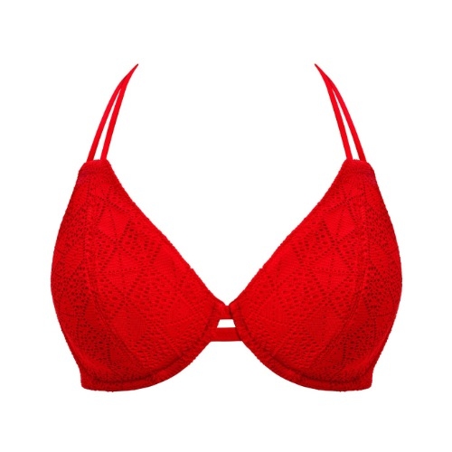 Freya Swim Nomad Nights red padded bikini bra