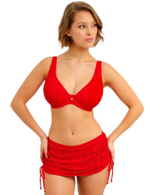Freya Swim Nomad Nights red soft-cup bikini bra
