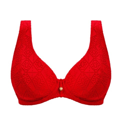 Freya Swim Nomad Nights red soft-cup bikini bra