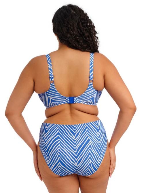 Elomi Swim Fiji Falls blue/white soft-cup bikini bra
