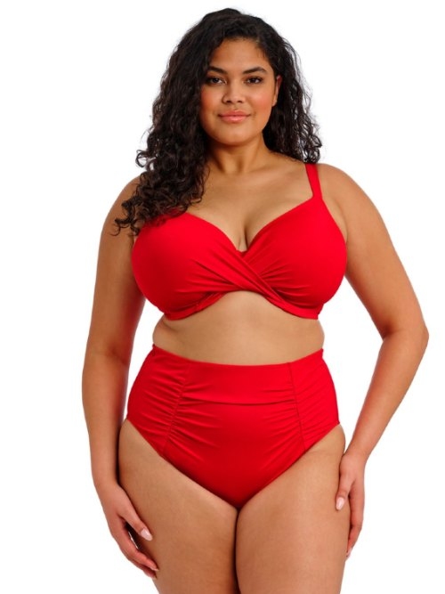 Elomi Swim Plain Sailing red bikini brief