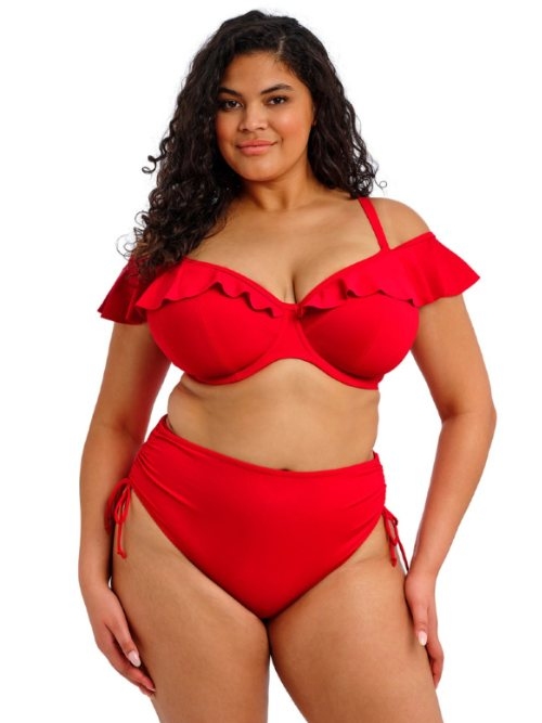 Elomi Swim Plain Sailing red bikini brief