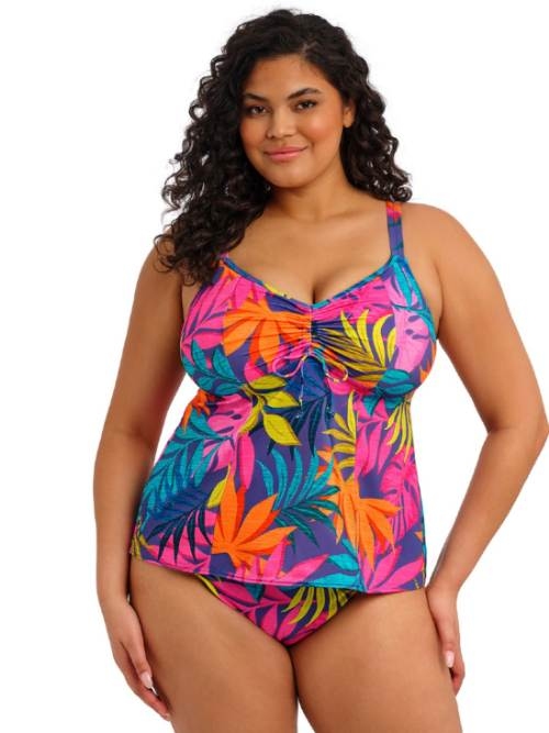 Elomi Swim Porto Rafti blue tankini top