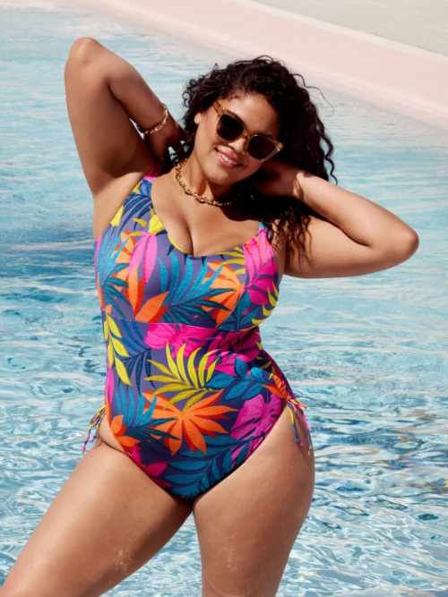 Elomi Swim Porto Rafti blue bathingsuit